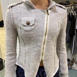 Free people zip up sweater